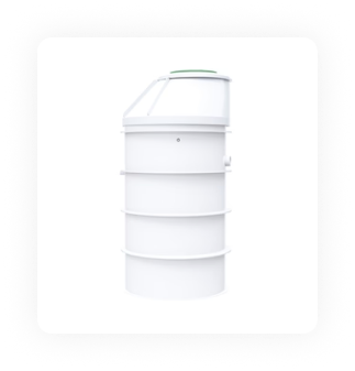 Estación depuradora biológica de aguas residuales AT6 K (1-4 HE)