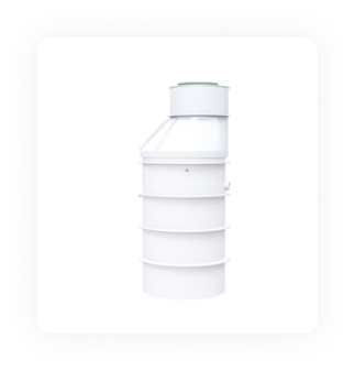 Estación depuradora biológica de aguas residuales AT8 T (1-6 HE)